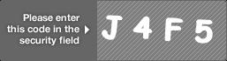 captcha code for visual authentication  letter J number 4 letter F number 5