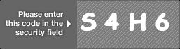 captcha code for visual authentication  letter S number 4 letter H number 6