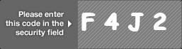 captcha code for visual authentication  letter F number 4 letter J number 2