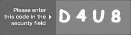 captcha code for visual authentication  letter D number 4 letter U number 8