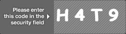captcha code for visual authentication  letter H number 4 letter T number 9