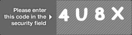 captcha code for visual authentication  number 4 letter U number 8 letter X