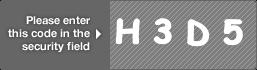 captcha code for visual authentication  letter H number 3 letter D number 5