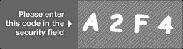 captcha code for visual authentication  letter A number 2 letter F number 4