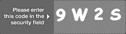 captcha code for visual authentication  number 9 letter W number 2 letter S