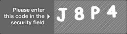 captcha code for visual authentication  letter J number 8 letter P number 4