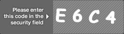 captcha code for visual authentication  letter E number 6 letter C number 4