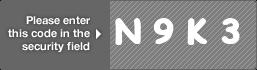 captcha code for visual authentication  letter N number 9 letter K number 3