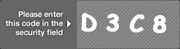 captcha code for visual authentication  letter D number 3 letter C number 8