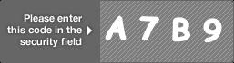 captcha code for visual authentication  letter A number 7 letter B number 9