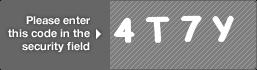 captcha code for visual authentication  number 4 letter T number 7 letter Y