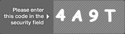 captcha code for visual authentication  number 4 letter A number 9 letter T